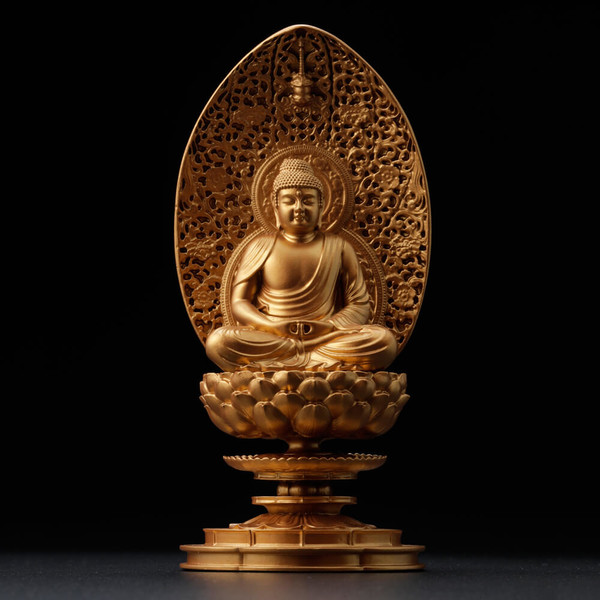 Amitabha Nyorai Seated Statue, Kaiyodo, Studio-ren, Pre-Painted, 4589573461020