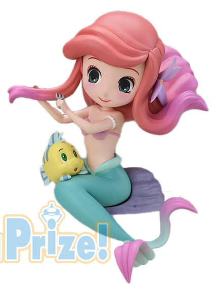 Ariel, Flounder, The Little Mermaid, SEGA, Pre-Painted