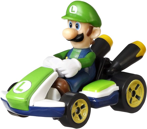 Luigi (Standard Kart), Mario Kart 8, Mattel, Pre-Painted