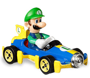 Luigi (Mach 8), Mario Kart 8, Mattel, Pre-Painted