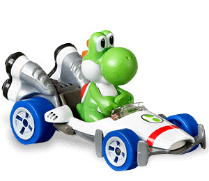 Yoshi (B Dasher), Mario Kart 8, Mattel, Pre-Painted