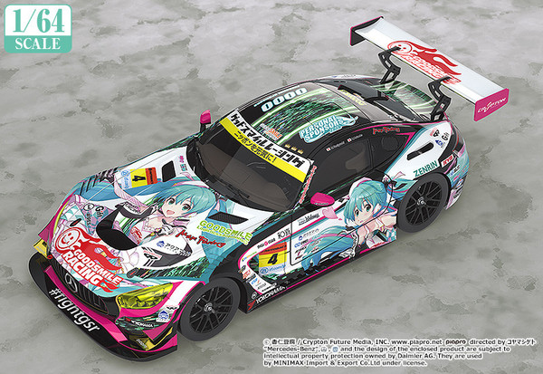 Hatsune Miku (AMG 2019 SUPER GT), GOOD SMILE Racing, GOOD SMILE Racing, Good Smile Company, Pre-Painted, 1/64, 4560392842344