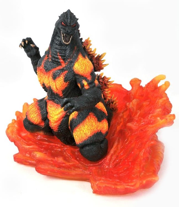 Burning Gojira (Godzilla vs. Destoroyah Gallery Burning Godzilla SDCC 2020 Limited Edition Exclusive Figure), Gojira Vs. Destoroyah, Diamond Select Toys, Pre-Painted