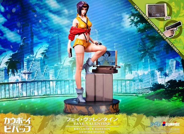 Faye Valentine (Exclusive Edition), Cowboy Bebop, First 4 Figures, Pre-Painted, 1/4