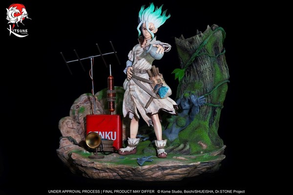 Ishigami Senkuu, Dr. Stone, Kitsune Statue, Pre-Painted, 1/6