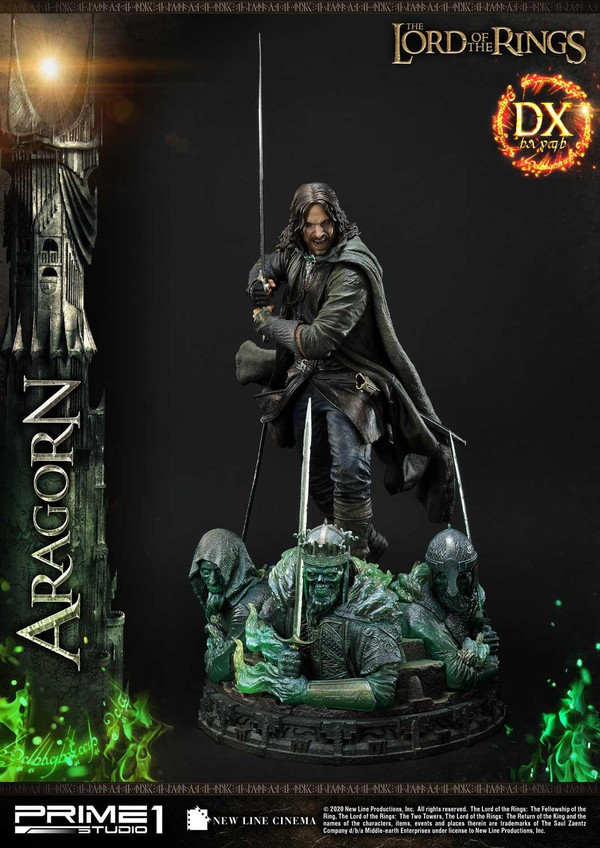 Aragorn II Elessar (DX), The Lord Of The Rings: The Return Of The King, Prime 1 Studio, Pre-Painted, 1/4, 4582535944500