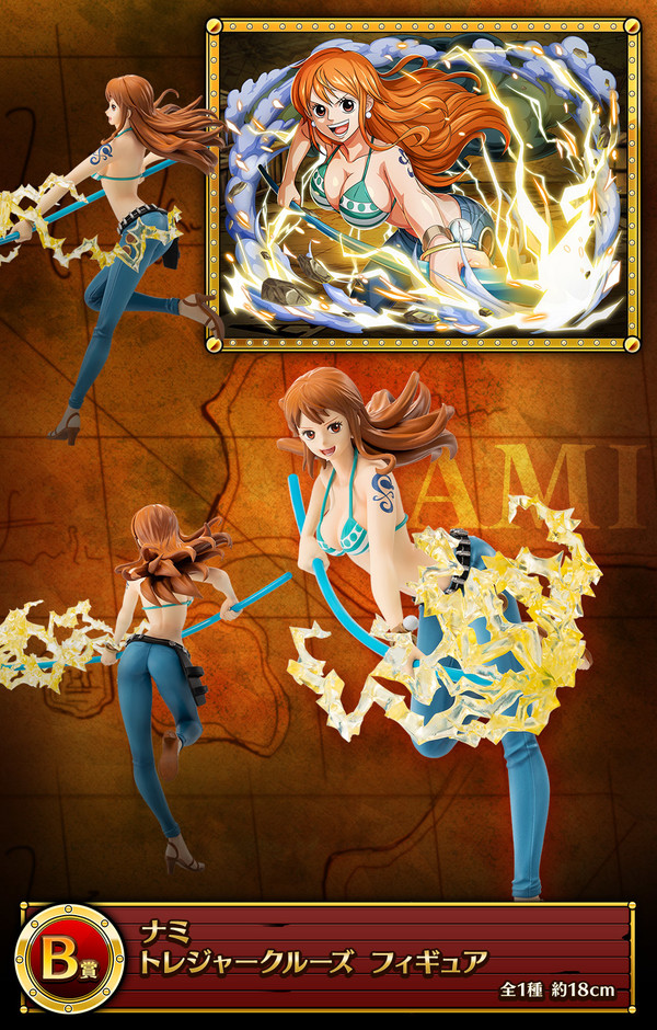 Nami, One Piece Treasure Cruise, Bandai Spirits, Pre-Painted