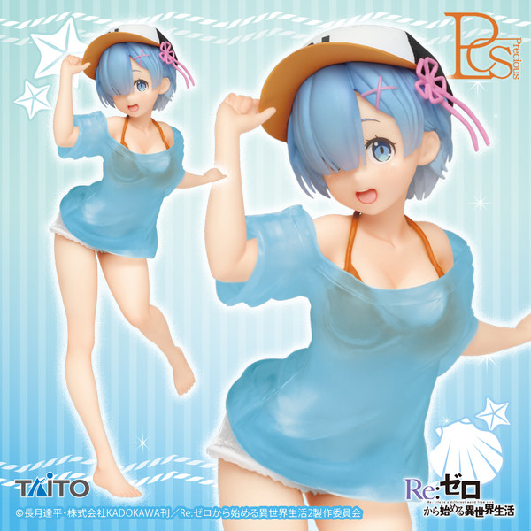 Rem (T-shirt Swimsuit, Renewal), Re:Zero Kara Hajimeru Isekai Seikatsu, Taito, Pre-Painted