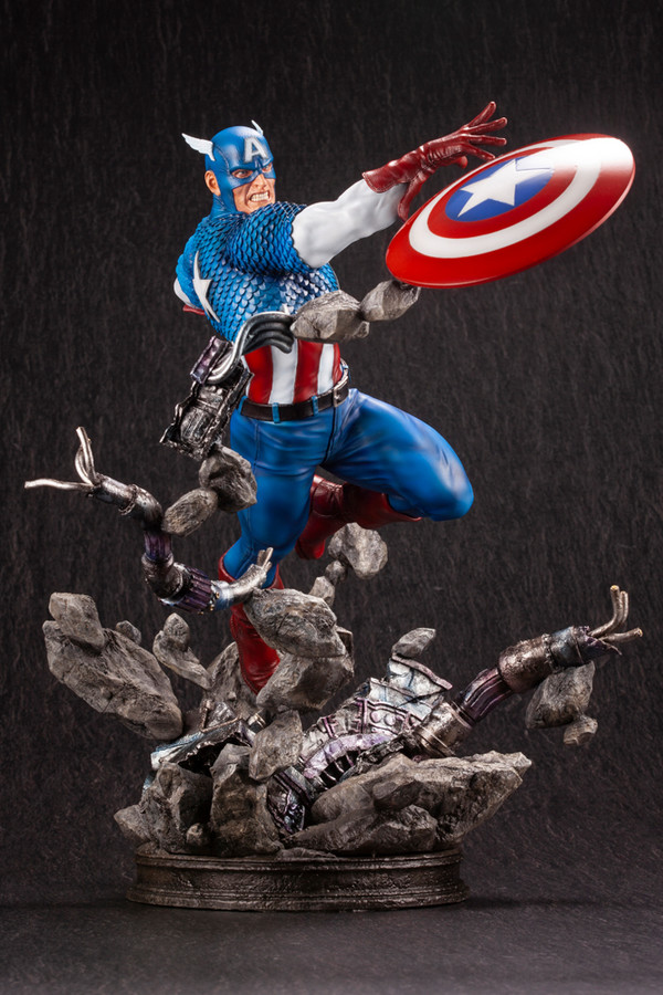 Captain America, Avengers, Kotobukiya, Pre-Painted, 1/6, 4934054023943