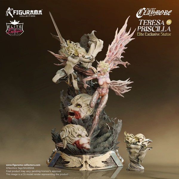 Priscilla, Teresa, Claymore, Figurama Collectors, Pre-Painted, 1/6