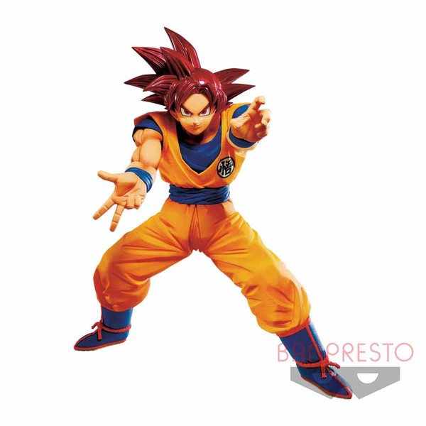 Son Goku SSJ God, Dragon Ball Super, Bandai Spirits, Pre-Painted