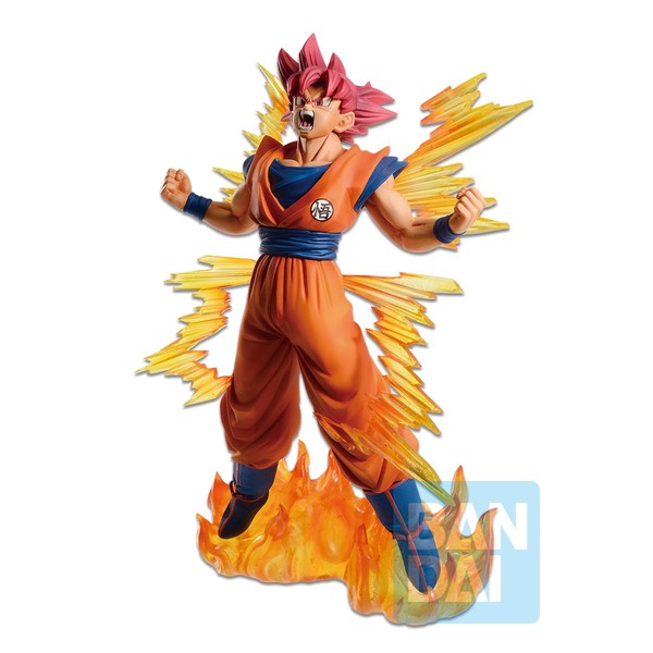 Son Goku SSJ God, Dragon Ball Z Dokkan Battle, Bandai Spirits, Pre-Painted