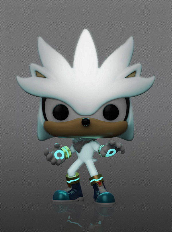 Silver the Hedgehog (Glows in the Dark), Sonic The Hedgehog, Funko Toys, Pre-Painted
