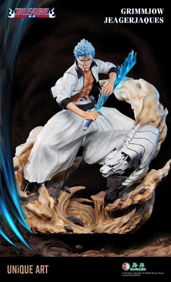 Grimmjow Jaegerjaques, Bleach, Unique Art Studio, Pre-Painted, 1/4