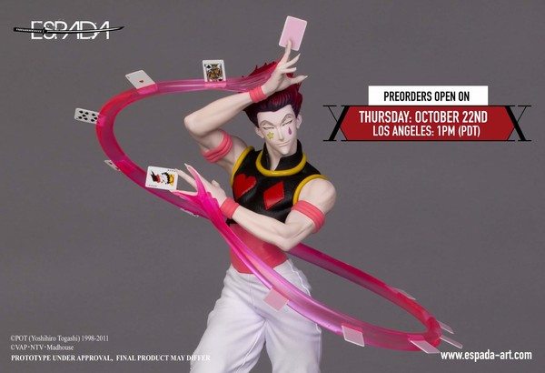 Hisoka Morow, Hunter × Hunter, Espada Art, Pre-Painted, 1/6