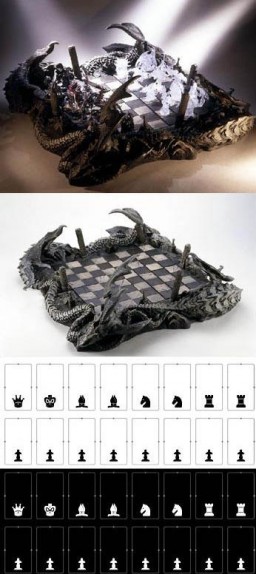 Creatures Chess Board (Final Fantasy Formation Arts), Final Fantasy, Square Enix, Pre-Painted