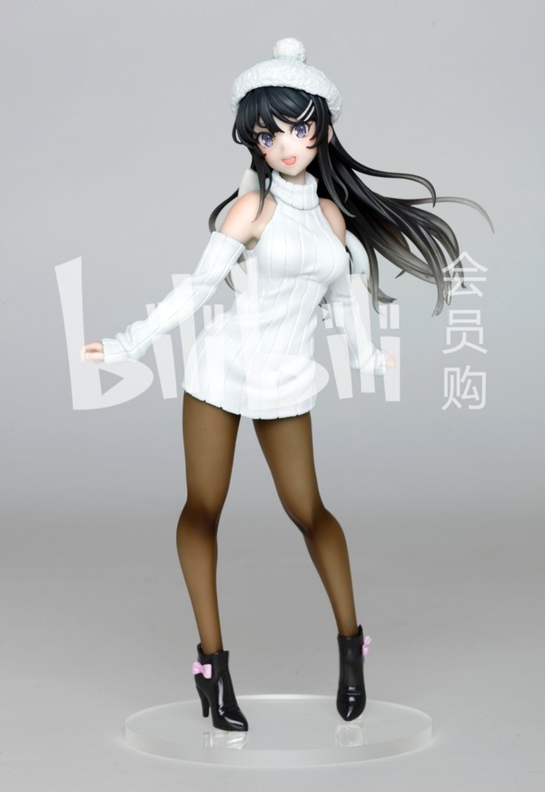 Sakurajima Mai (Knit Dress, China Exclusive Color), Seishun Buta Yarou Wa Bunny Girl Senpai No Yume Wo Minai, Taito, Pre-Painted