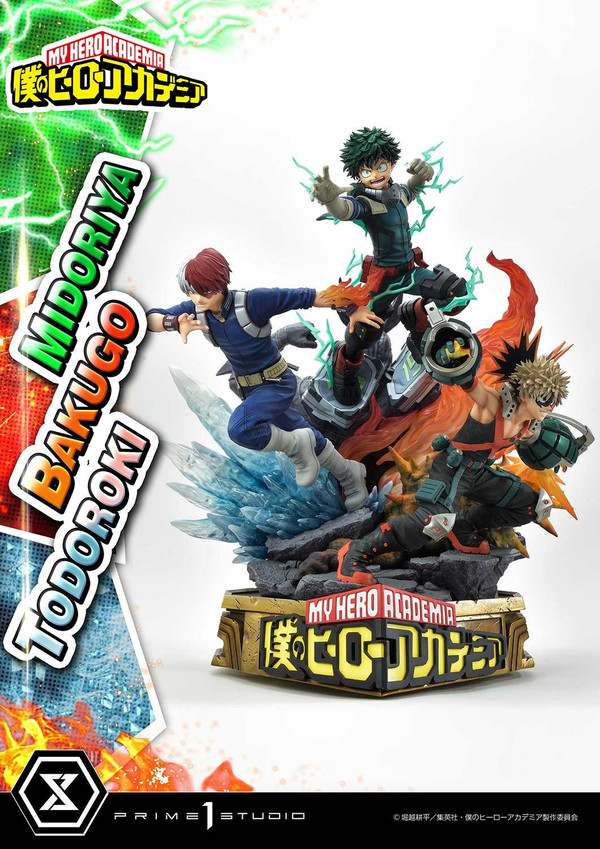 Bakugo Katsuki, Midoriya Izuku, Todoroki Shoto, Boku No Hero Academia, Prime 1 Studio, Pre-Painted, 1/4, 4582535945798