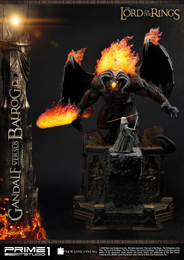 Balrog, Gandalf, The Lord Of The Rings: The Fellowship Of The Ring, Prime 1 Studio, Pre-Painted, 4582535944203