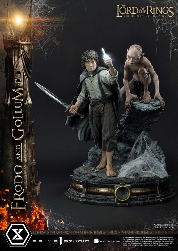 Frodo Baggins, Gollum, The Lord Of The Rings: The Return Of The King, Prime 1 Studio, Pre-Painted, 1/4, 4582535949963
