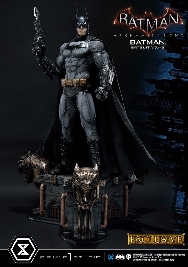 Batman (Batsuit V7.43, EX), Batman: Arkham Knight, Prime 1 Studio, Pre-Painted, 1/3, 4582535945033