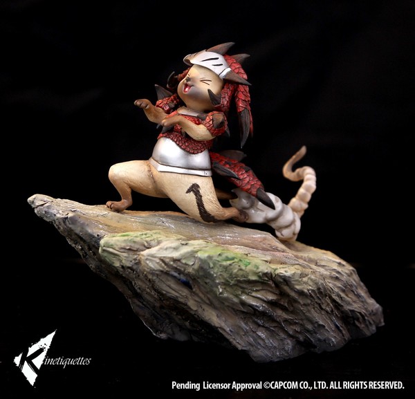 Otomo Airou (Rathalos Armor), Monster Hunter, Kinetiquettes, Pre-Painted, 1/10