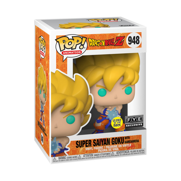 Son Goku SSJ (Kamehameha, Glows in the Dark), Dragon Ball Z, Funko Toys, Pre-Painted