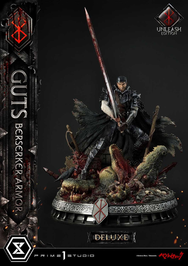 Guts (Berserker Armor, Unleashed Edition, DX), Berserk, Prime 1 Studio, Pre-Painted, 1/4, 4582535948553