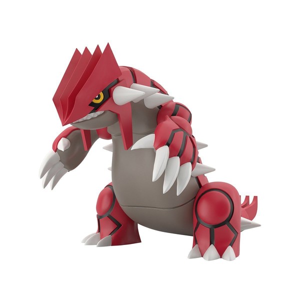 Groudon, Pocket Monsters, Bandai, Pre-Painted, 1/20