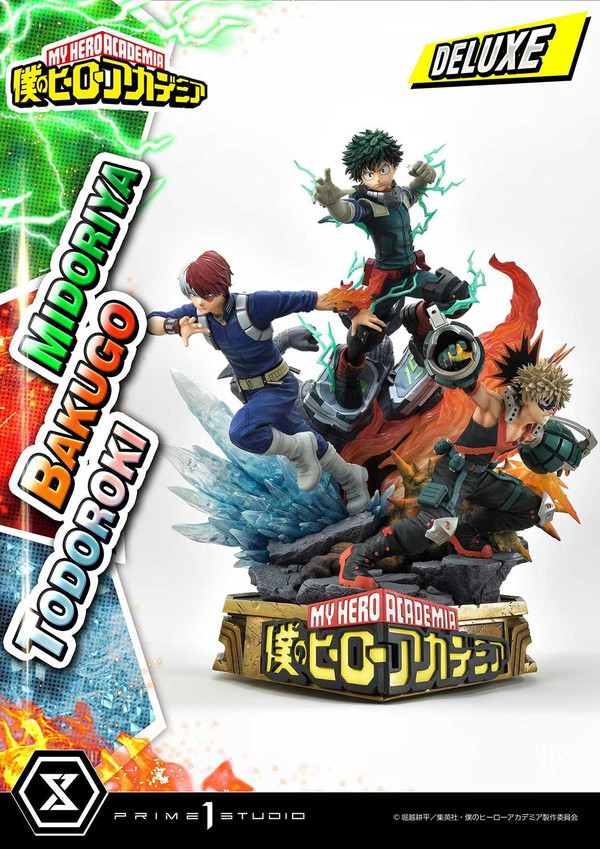 Bakugo Katsuki, Midoriya Izuku, Todoroki Shoto (DX Bonus), Boku No Hero Academia, Prime 1 Studio, Pre-Painted, 1/4, 4582535945811