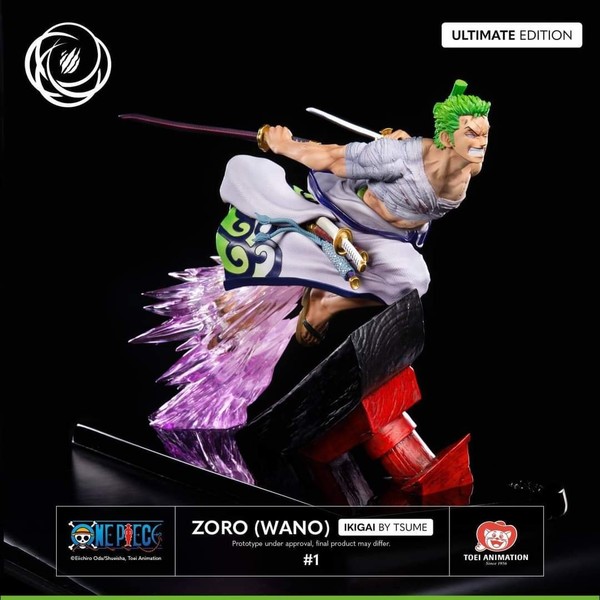 Roronoa Zoro (Wano, Ultimate Edition), One Piece, Tsume, Pre-Painted, 1/6