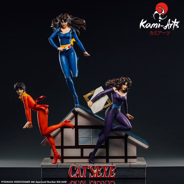 Kisugi Ai, Kisugi Hitomi, Kisugi Rui, Cat's Eye, Kami-Arts, Pre-Painted, 1/6