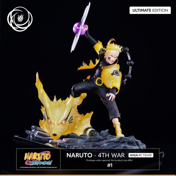 Kyuubi, Uzumaki Naruto (4th War, Ultimate Edition), Naruto Shippuuden, Tsume, Pre-Painted, 1/6