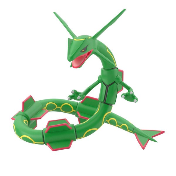 Rayquaza, Pocket Monsters, Bandai, Pre-Painted, 1/20