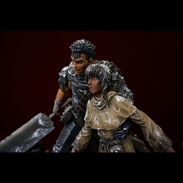 Casca, Guts (No. 482 Winter Journey-Special Snow Coating *), Berserk, Art of War, Pre-Painted, 1/6