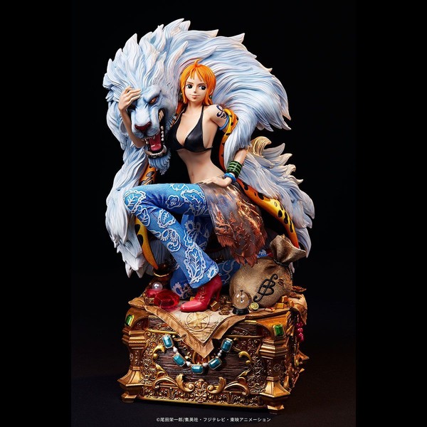 Nami, One Piece, Unique Art Studio, Plex, Pre-Painted, 1/4