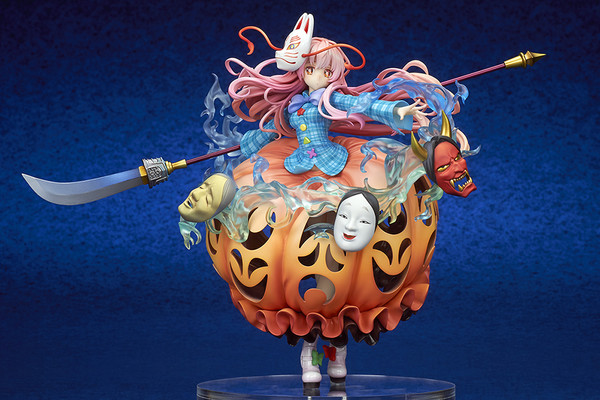 Hata No Kokoro (Hyoujou Yutakana Poker Face), Touhou Project, Ques Q, Pre-Painted, 1/8, 4560393841971