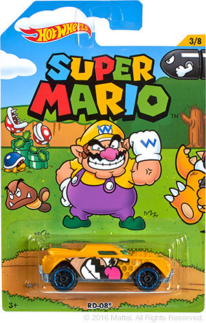 Wario (RD-08), Super Mario Brothers, Mattel, Pre-Painted