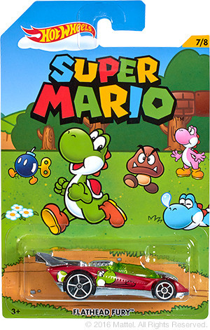 Yoshi (Flathead Fury), Super Mario Brothers, Mattel, Pre-Painted