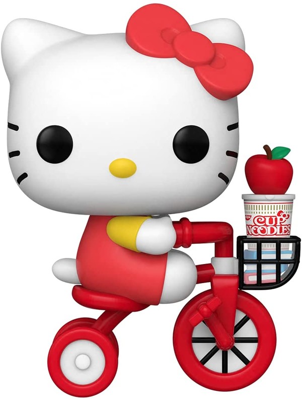 Hello Kitty (Riding Bike With Noodle Cup), Hello Kitty, Funko Toys, Pre-Painted