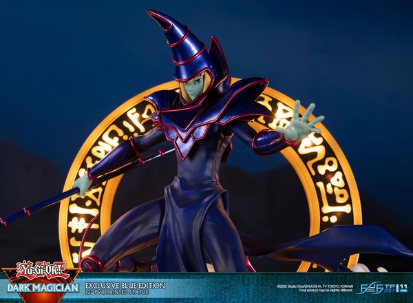 Black Magician ((EXCLUSIVE BLUE EDITION)), Yu-Gi-Oh! Duel Monsters, First 4 Figures, Konami, Pre-Painted