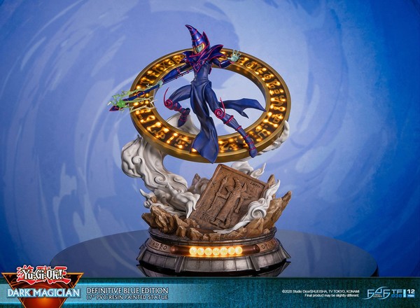 Black Magician (Definitive Blue Edition), Yu-Gi-Oh! Duel Monsters, First 4 Figures, Konami, Pre-Painted