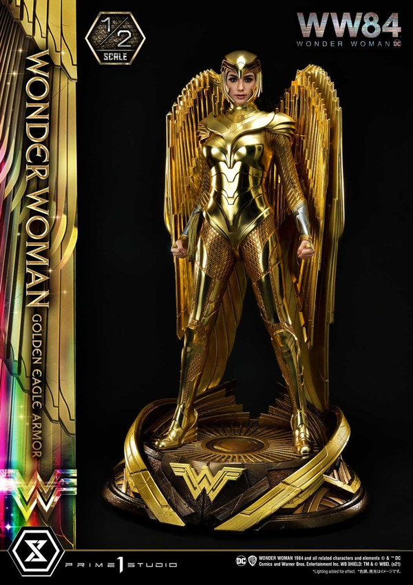 Wonder Woman (Golden Eagle Armor), Wonder Woman 1984, Prime 1 Studio, Pre-Painted, 1/2