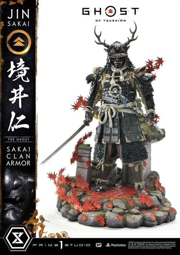 Sakai Jin (Sakai Clan Armor), Ghost Of Tsushima, Prime 1 Studio, Pre-Painted, 1/4, 4580708040639