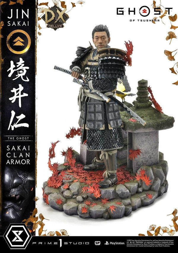 Sakai Jin (Sakai Clan Armor, DX Bonus), Ghost Of Tsushima, Prime 1 Studio, Pre-Painted, 1/4, 4580708040776