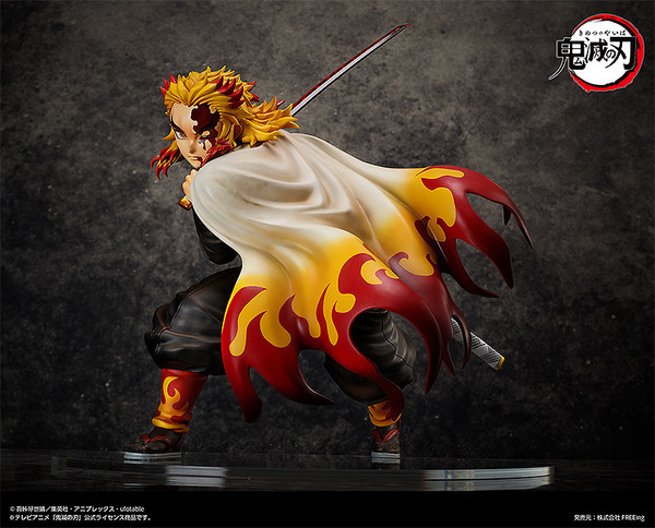 Rengoku Kyoujurou, Kimetsu No Yaiba, FREEing, Pre-Painted, 1/4, 4570001510656