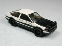 AE86 Trueno (Black hood), Initial D, Yujin, Action/Dolls, 1/72