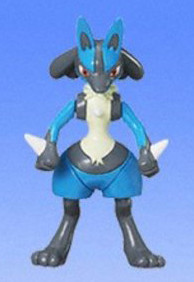 Lucario, Gekijouban Pocket Monsters Advanced Generation Mew To Hadou No Yuusha Lucario, Bandai, Action/Dolls, 4543112321060