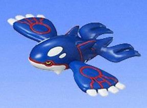 Kyogre, Gekijouban Pocket Monsters Advanced Generation Mew To Hadou No Yuusha Lucario, Bandai, Action/Dolls, 4543112321060