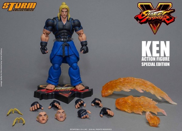 Ken Masters (Special Edition), Street Fighter V, Storm Collectibles, Action/Dolls, 1/12